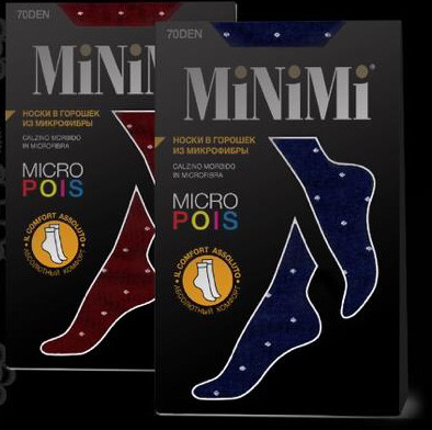 MiNiMi Micro pois 70 (носки)