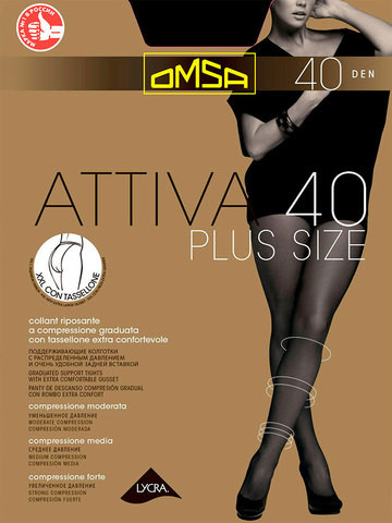 Omsa Attiva 40 Plus Size